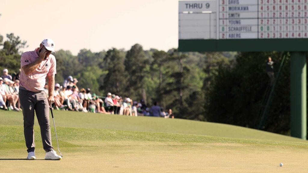 Tyrrell Hatton four-putted No. 18 on Saturday.
