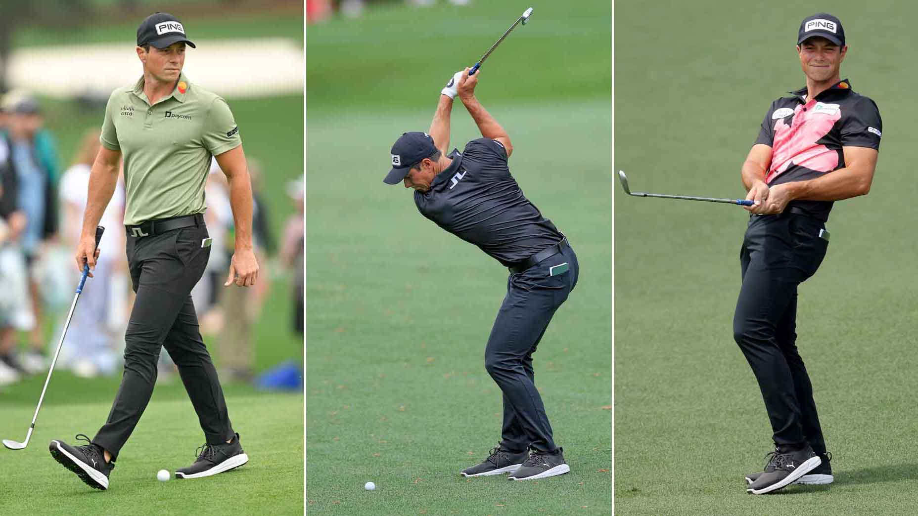 You can snag Viktor Hovland's cool Puma shoes at the Masters for a big discount.