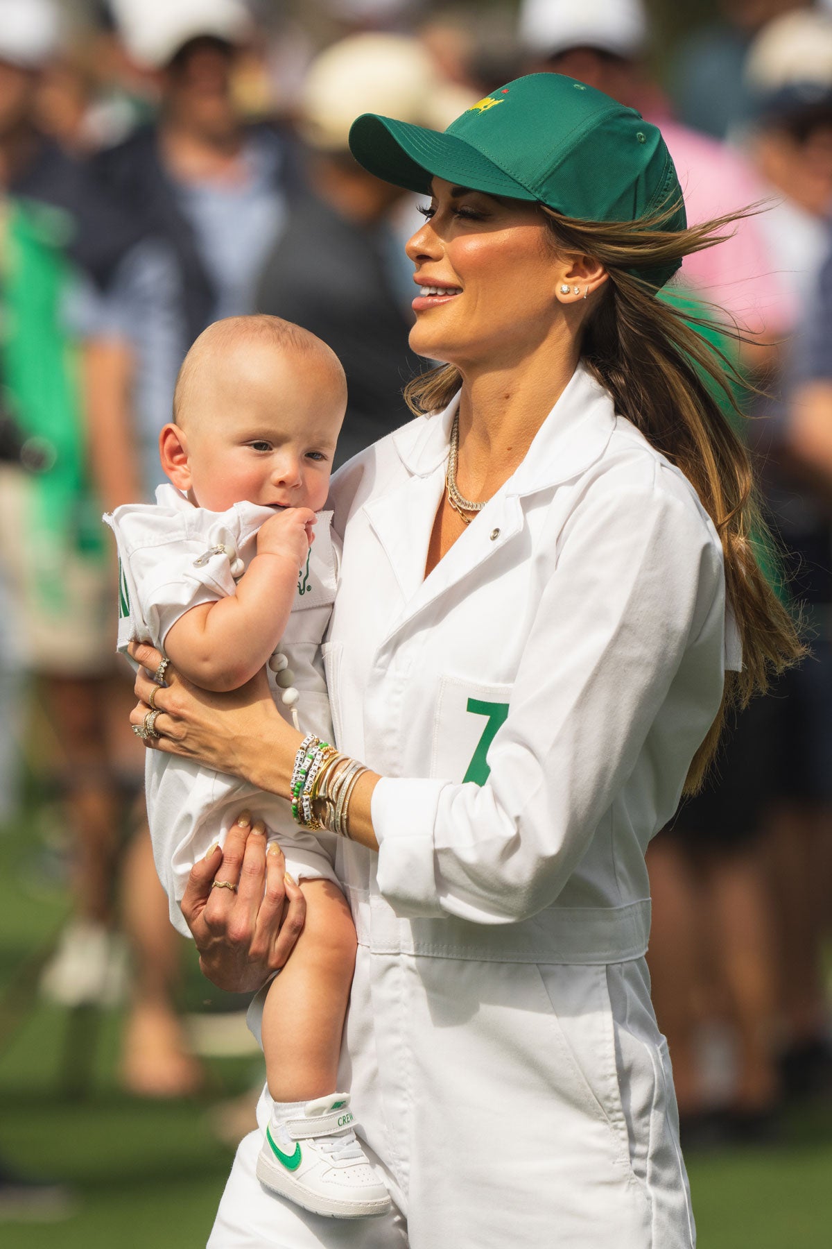 Jena Sims and her son, Crew