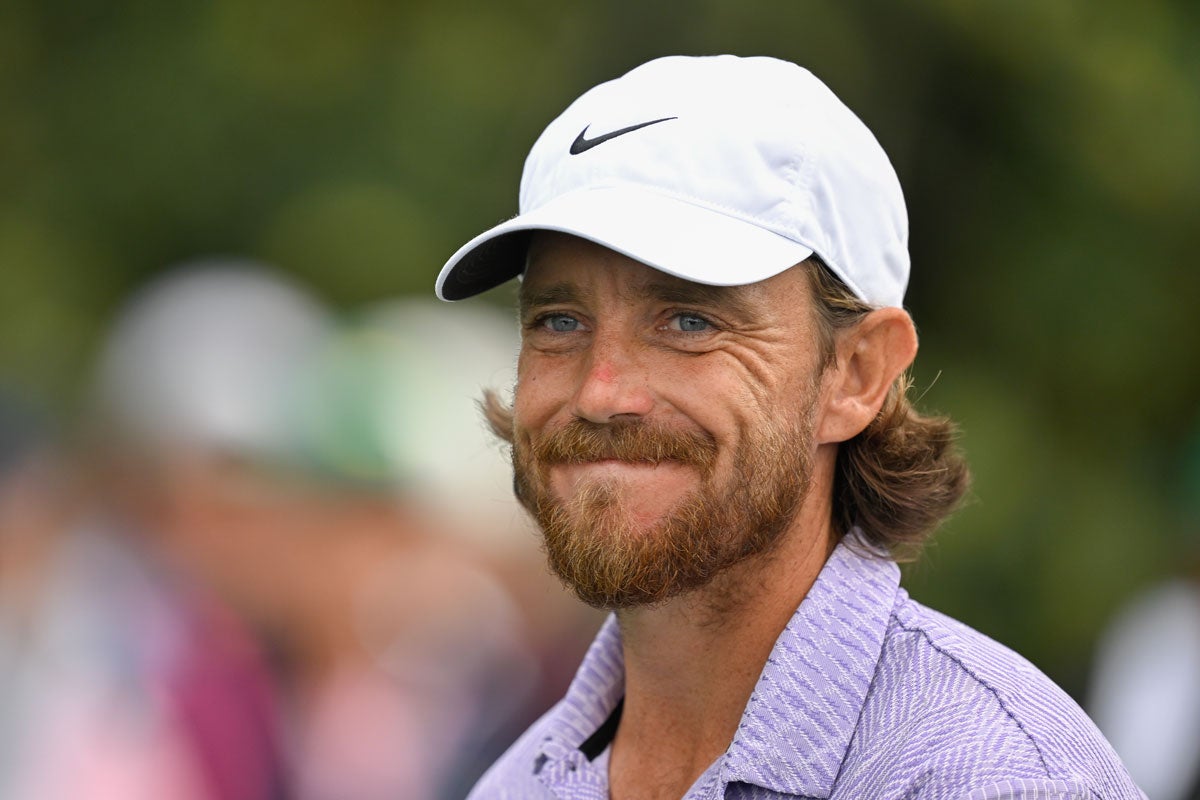 Tommy Fleetwood at Augusta National