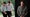 Split image of Nick Faldo and Greg Norman at Masters on left, and Nick Faldo on black background on right