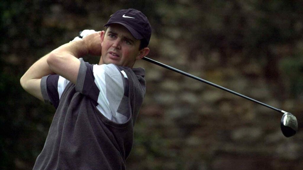 Pro golfer Greg Chalmers shares a hilarious (and disastrous) story about his first-ever round at the Masters 23 years ago