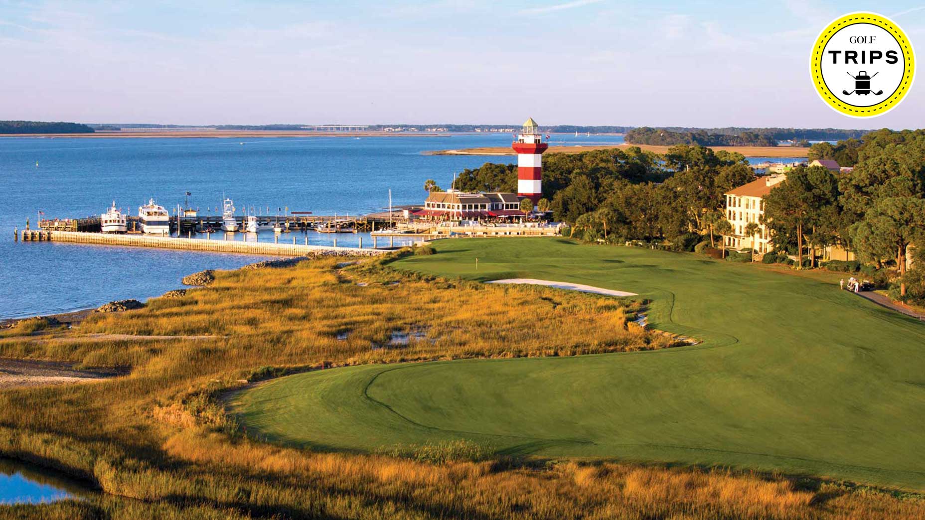 The 18th hole at harbour town golf links