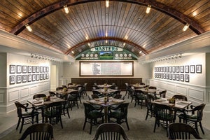 Bartlett Lounge, a full-service restaurant in the Masters press building