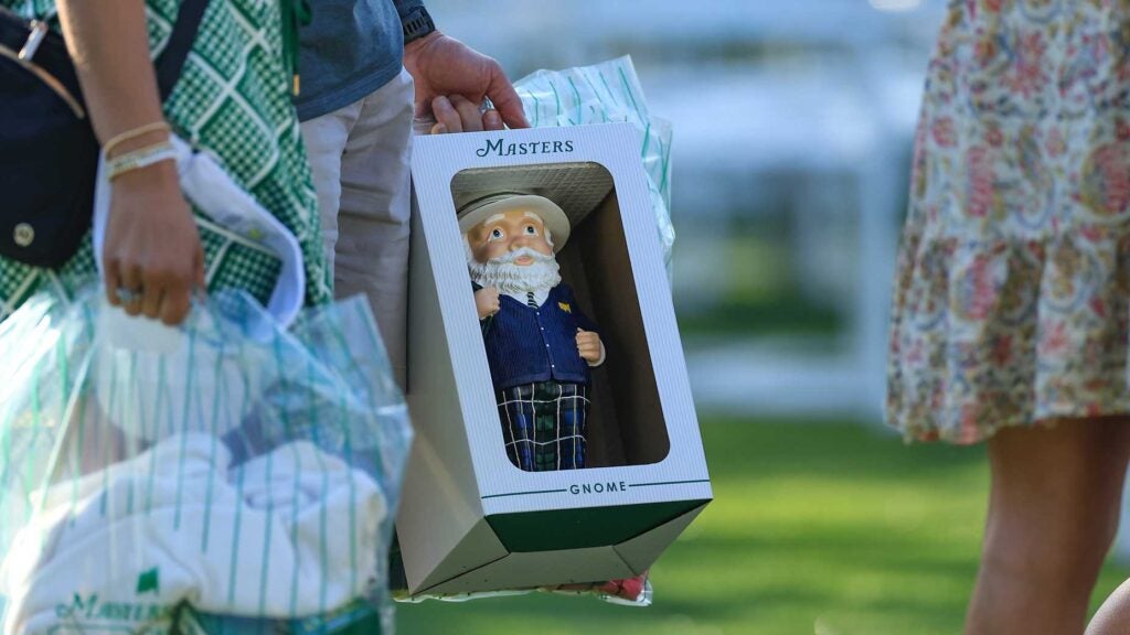 The full-sized Masters gnome goes for $49.50 — but resells for far more.