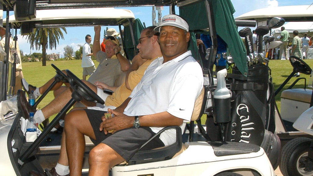 oj simpson at The EGA Celebrity Golf Tournament
