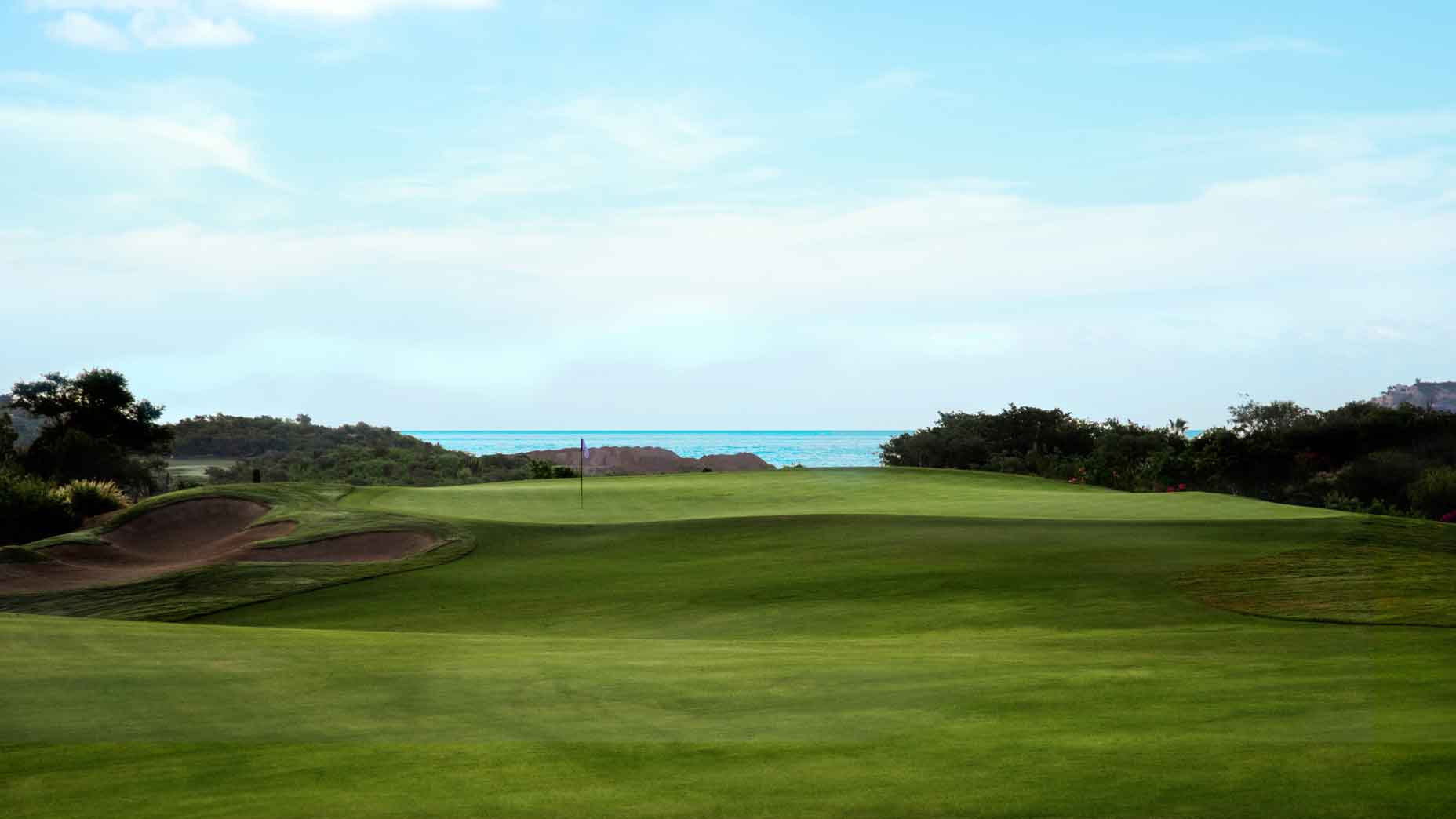 A coastal view from Querencia, one of the few fully private courses in Cabo