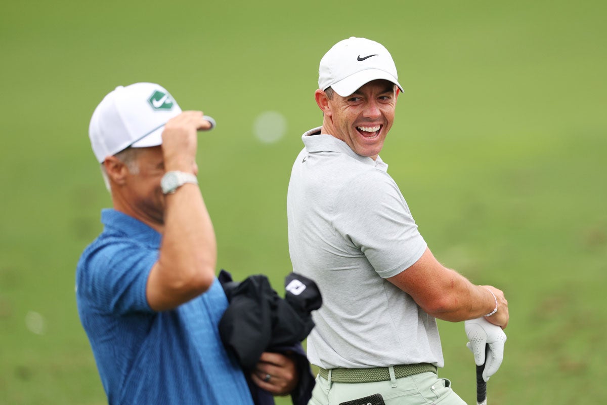 Rory McIlroy at Augusta National