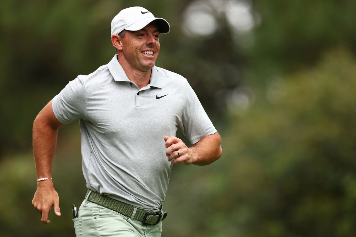 Rory McIlroy at Augusta National