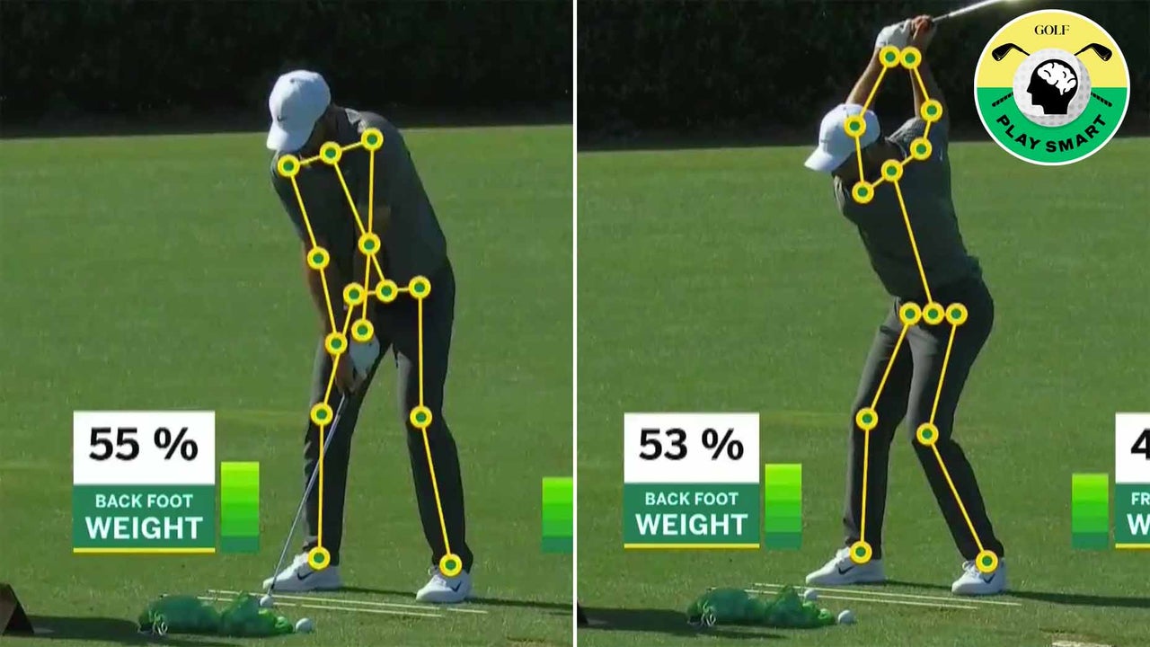 Masters TV tech shows how to properly shift weight during swing