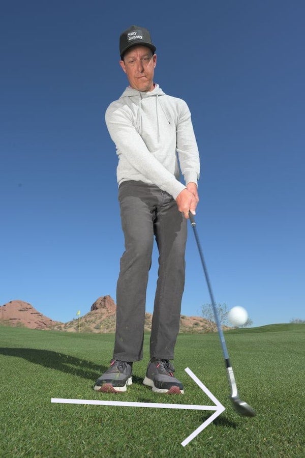 sweep not steep groove wedge shots