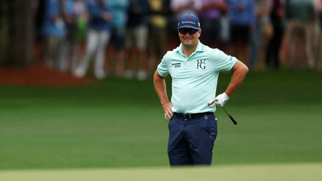 After an apparent F-bomb towards patrons at the Masters, Zach Johnson addressed the incident in his post-round press conference