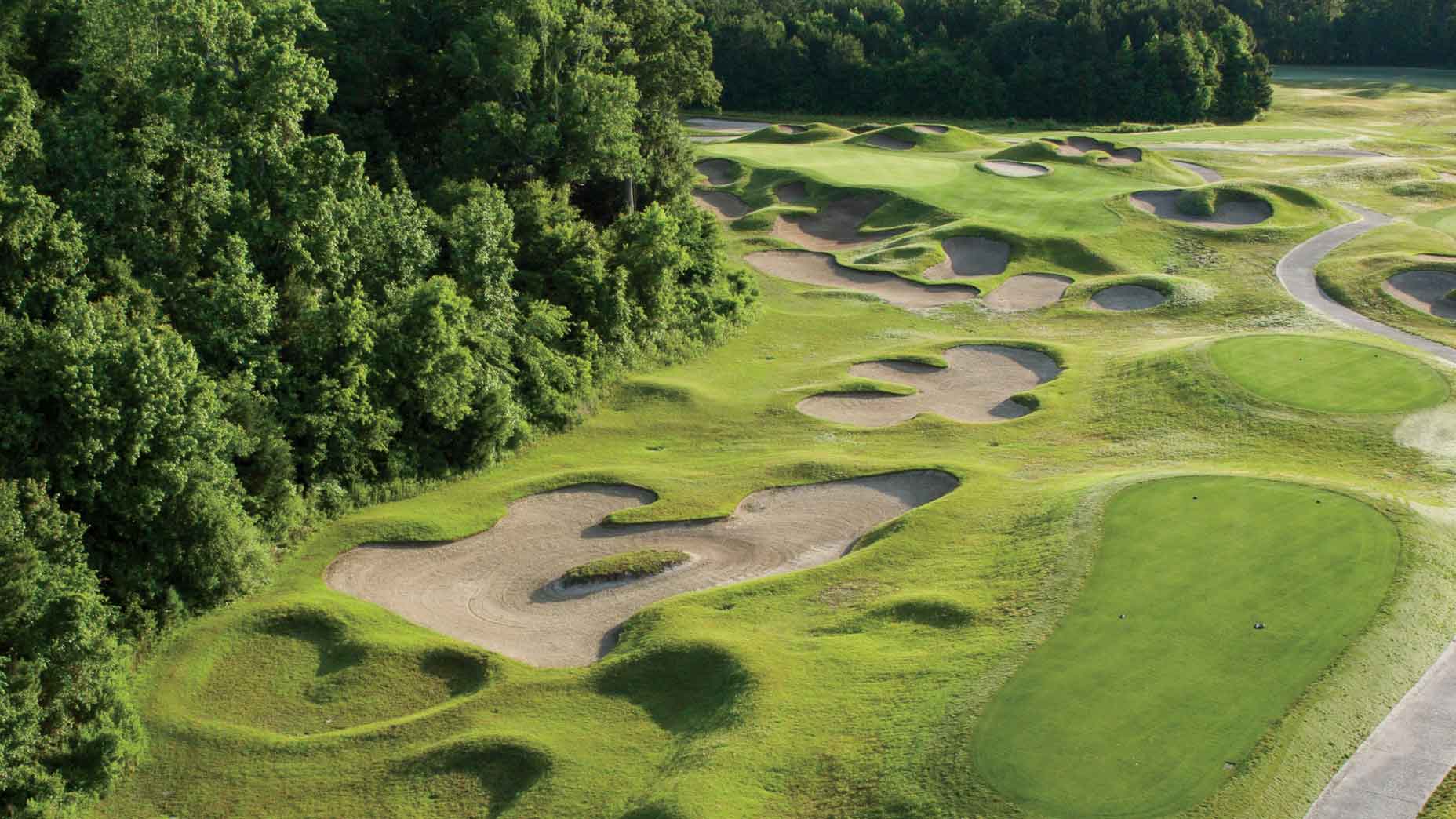 Hole No. 15 at Barefoot Resort's Dye course.