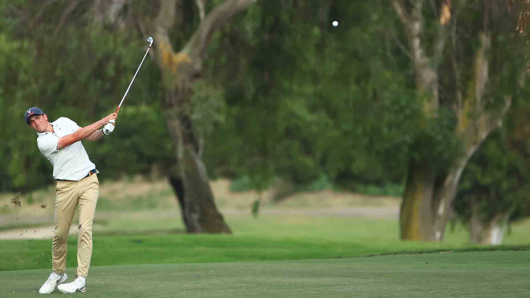 Stung by slow-play penalty, college star falls 1 stroke short of national-title shot