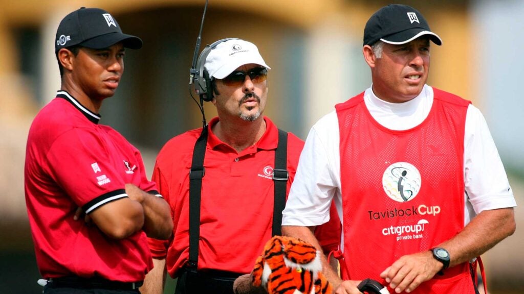 The bizarre contest David Feherty and Stevie Williams played with Tiger Woods