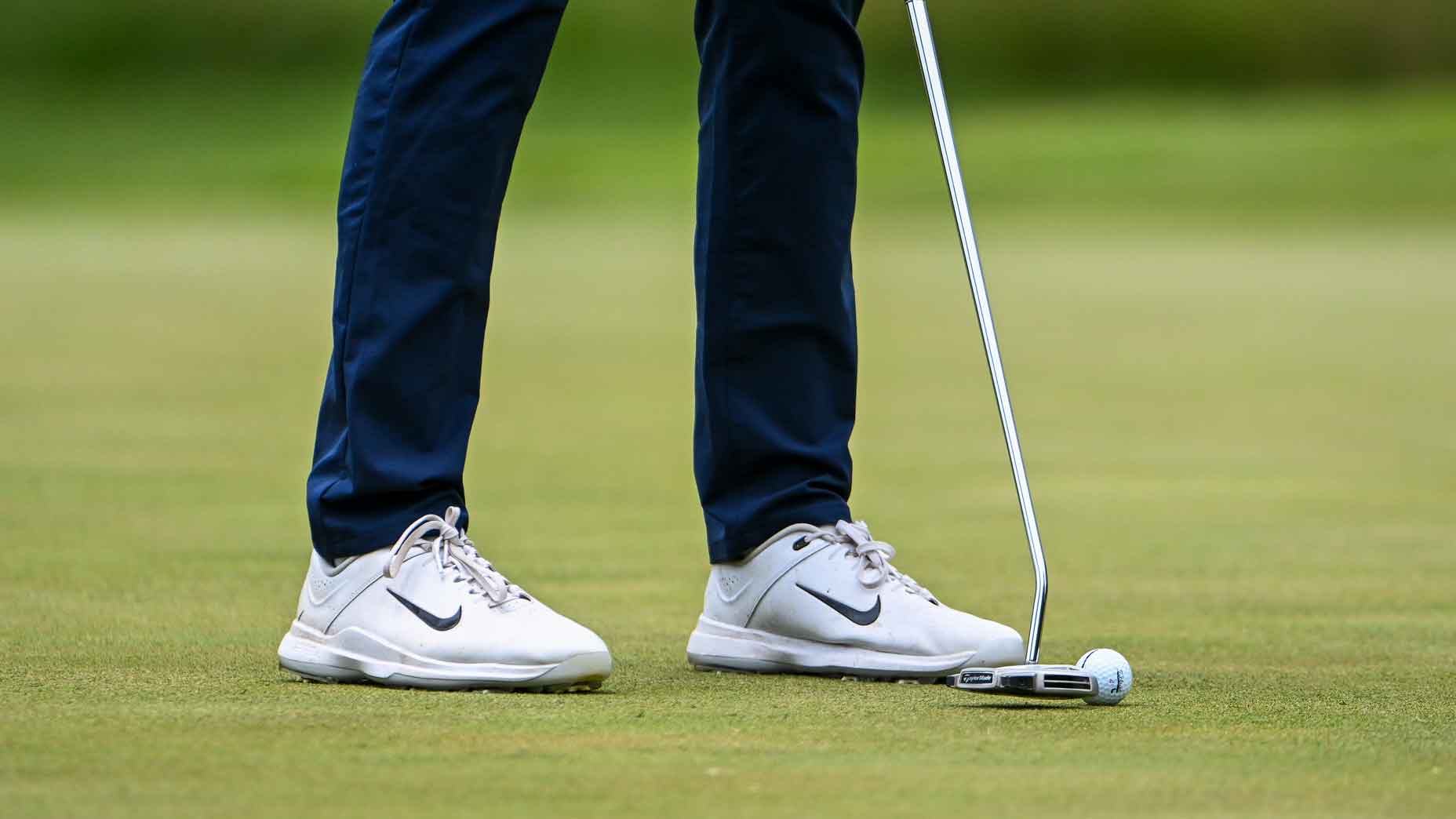 Vincent Norrman of Sweden prepares to putt at the 17th green during the third round of the BMW Charity Pro-Am presented by TD SYNNEX at Thornblade Club on June 11, 2022 in Greer, South Carolina.