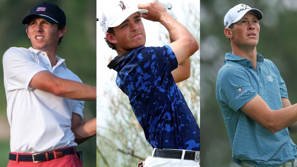 From left: Vanderbilt junior Gordon Sargent, Auburn freshman Jackson Koivun, Georgia Tech senior Christo Lamprecht.