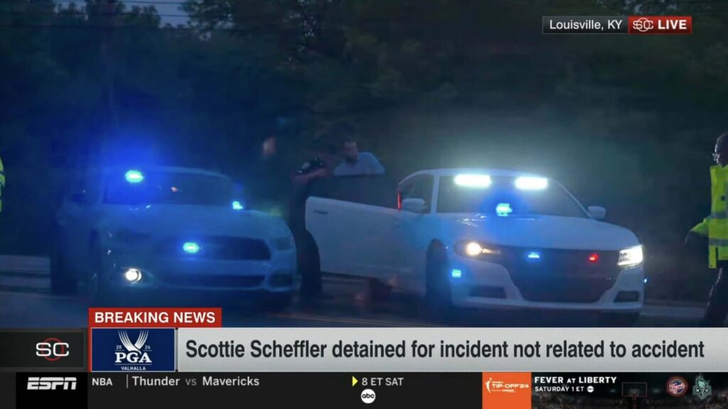 Scottie Scheffler detained by police Friday at PGA Championship in shocking incident