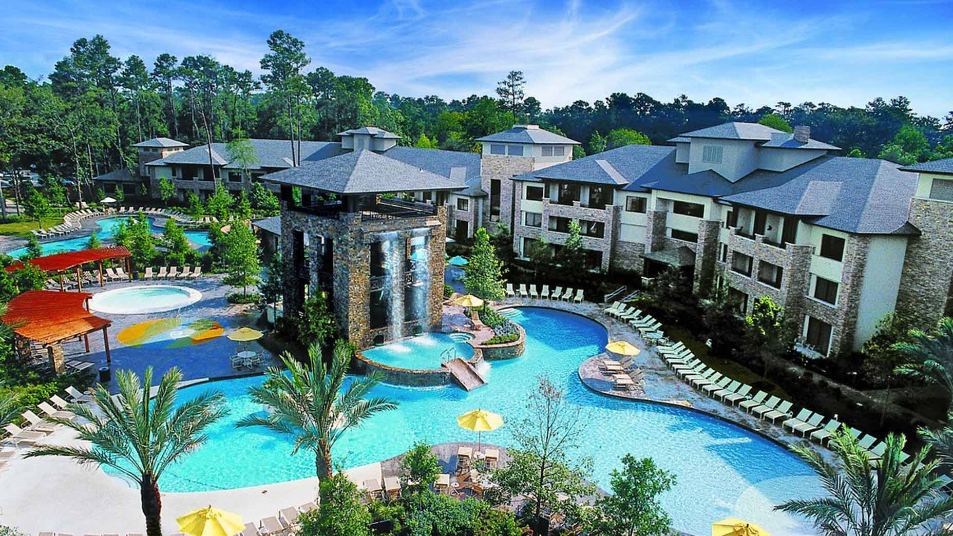 the pool area at the woodlands resort in texas