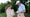 Scottie Scheffler, his wife and baby after Scheffler won a recent PGA Tour event
