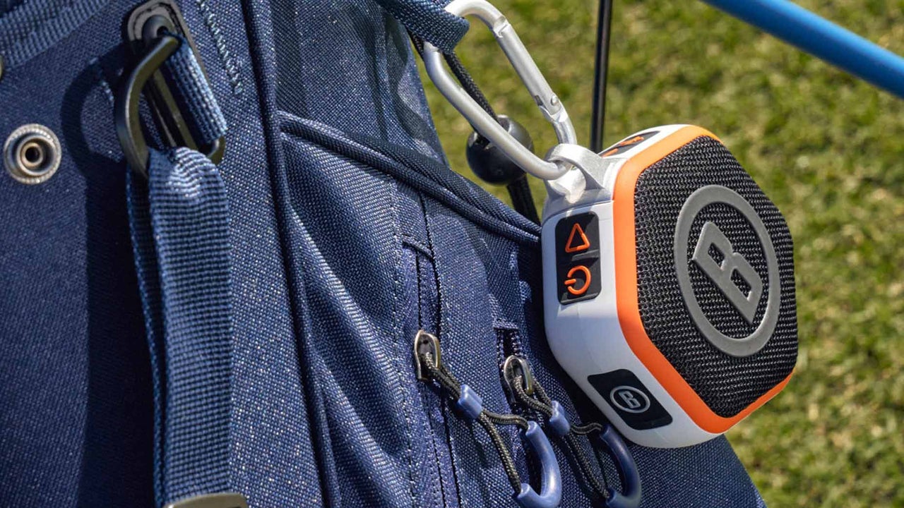 This nifty golf-bag speaker delivers much more than just music