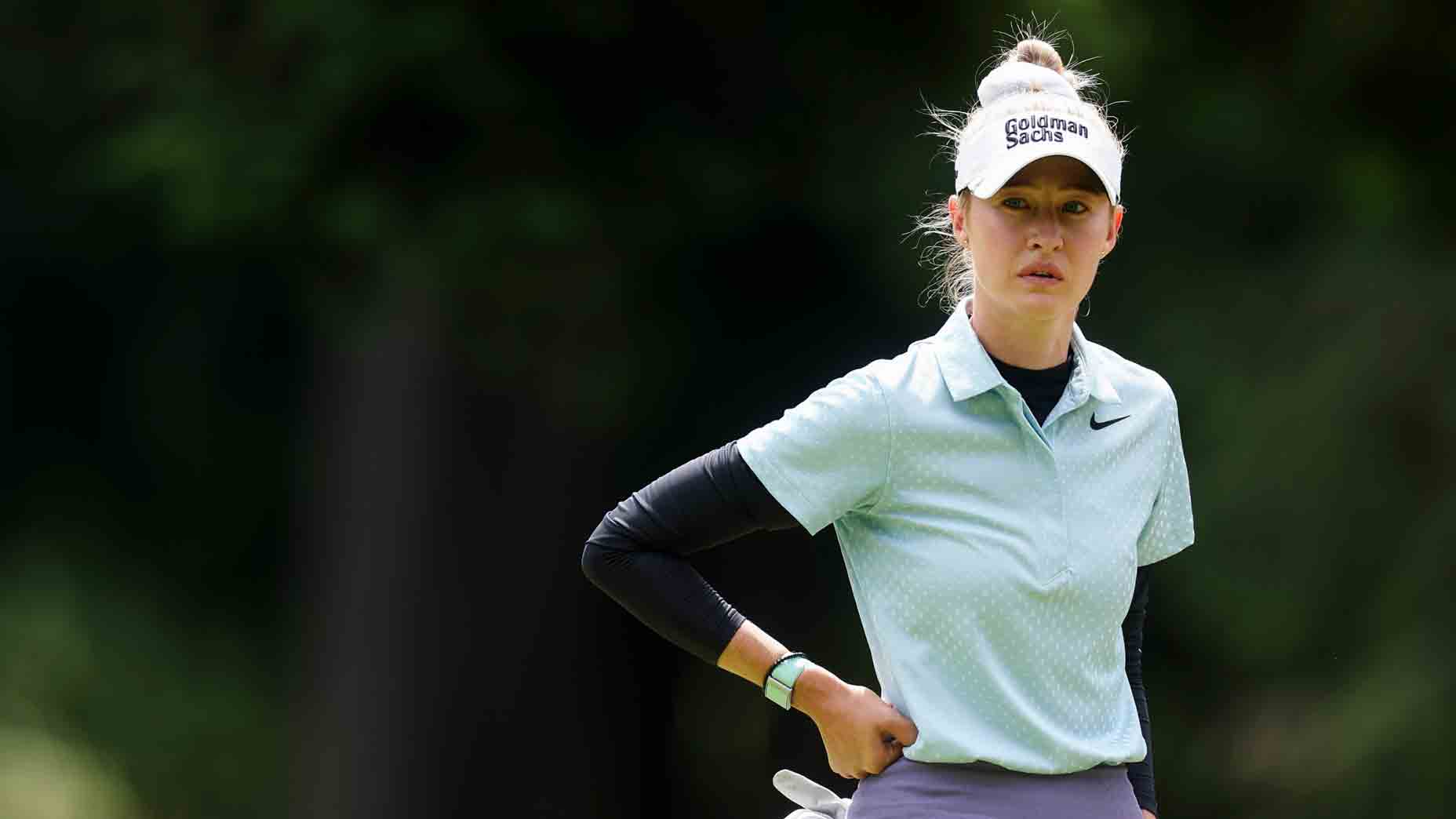 Nelly Korda implodes with career-worst score, drops 72 spots to miss cut at PGA 