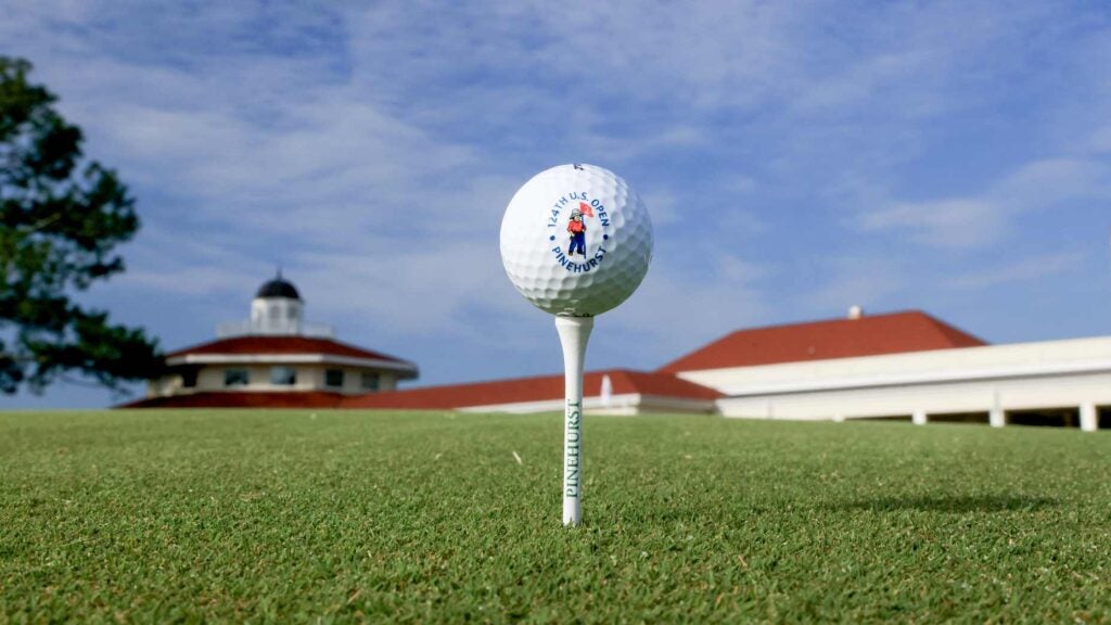 A US Open Championship logo golf ball.