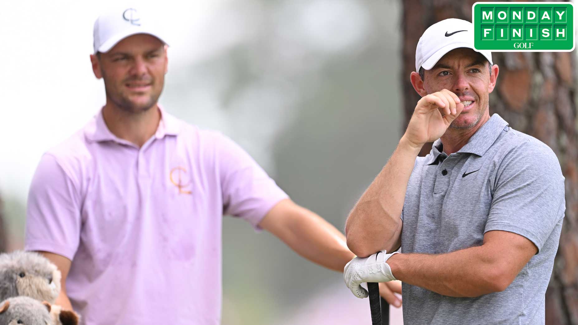 Martin Kaymer and Rory McIlroy on Wednesday of the U.S. Open.
