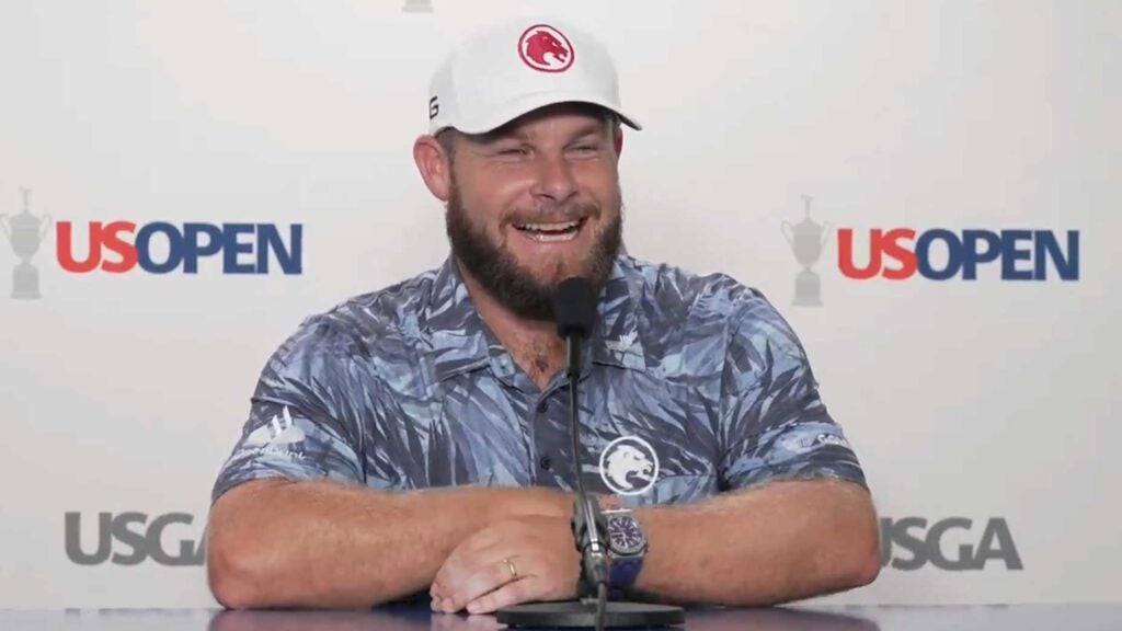 Tyrrell Hatton at the U.S. Open.