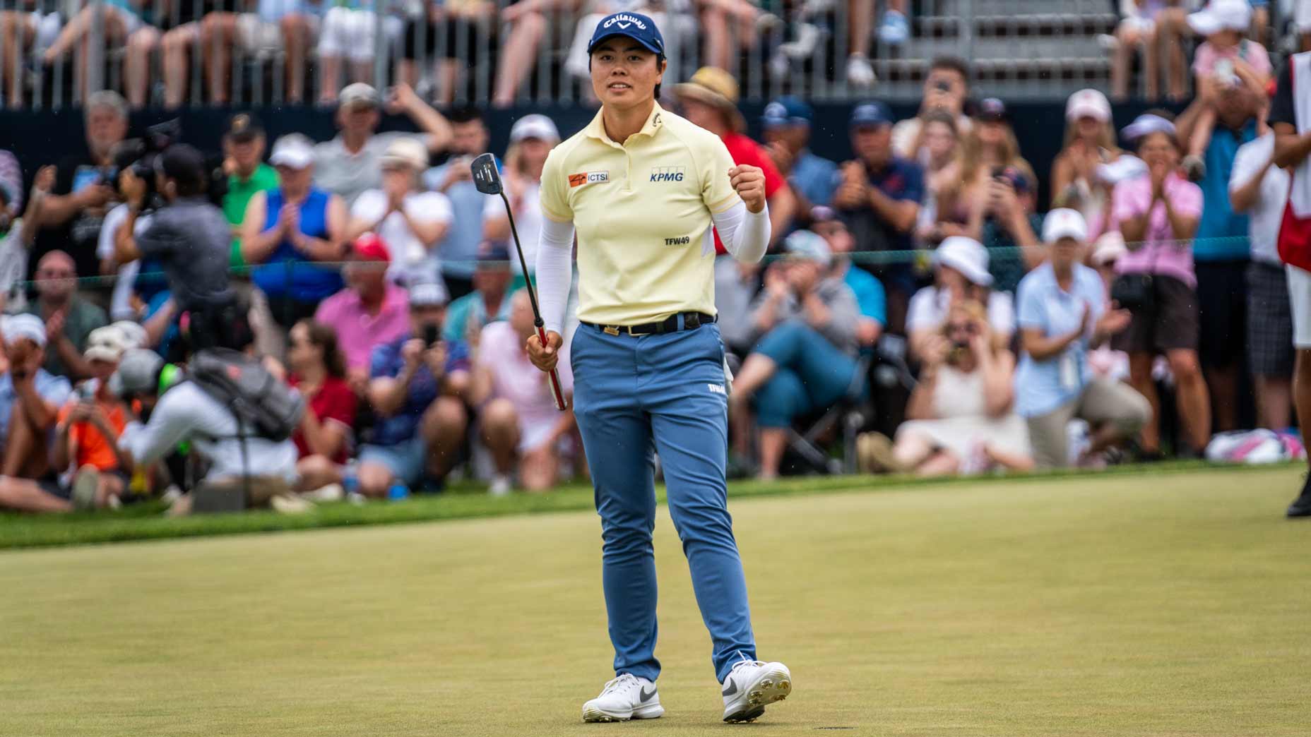 Yuka Saso four-putted. Then she won the U.S. Women’s Open