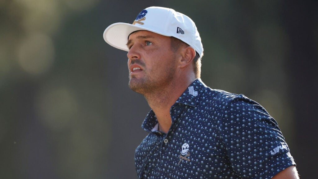 Bryson DeChambeau of the United States during the first round of the 124th U.S. Open at Pinehurst Resor