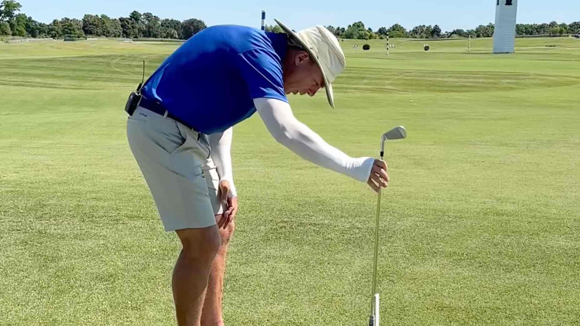 Wondering how to fix a slice in golf? Top teacher Andrew Rice shares a simple drill that uses an alignment rod to help cure the issue