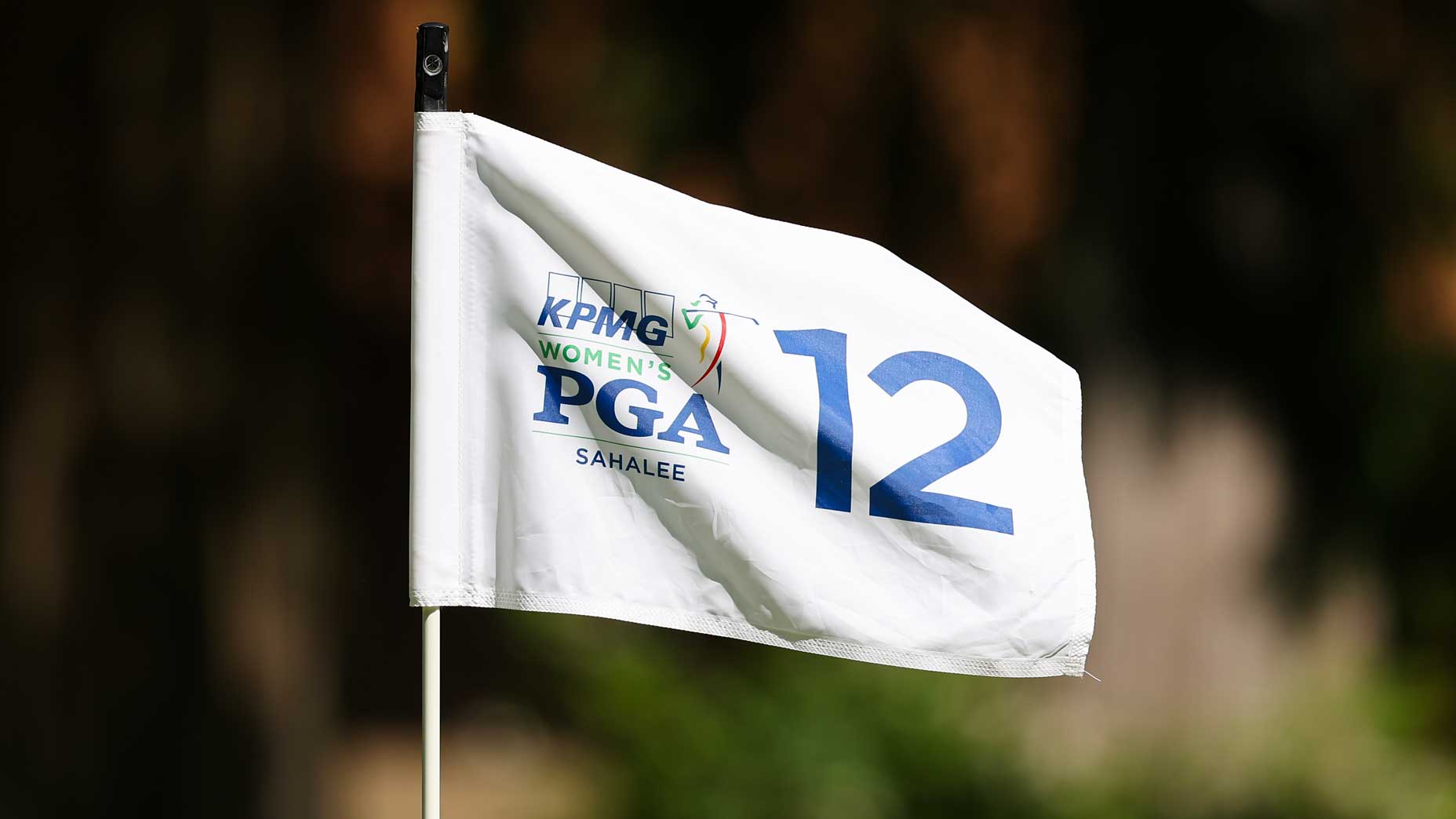 2024 KPMG Women's PGA Championship flag at Sahalee CC