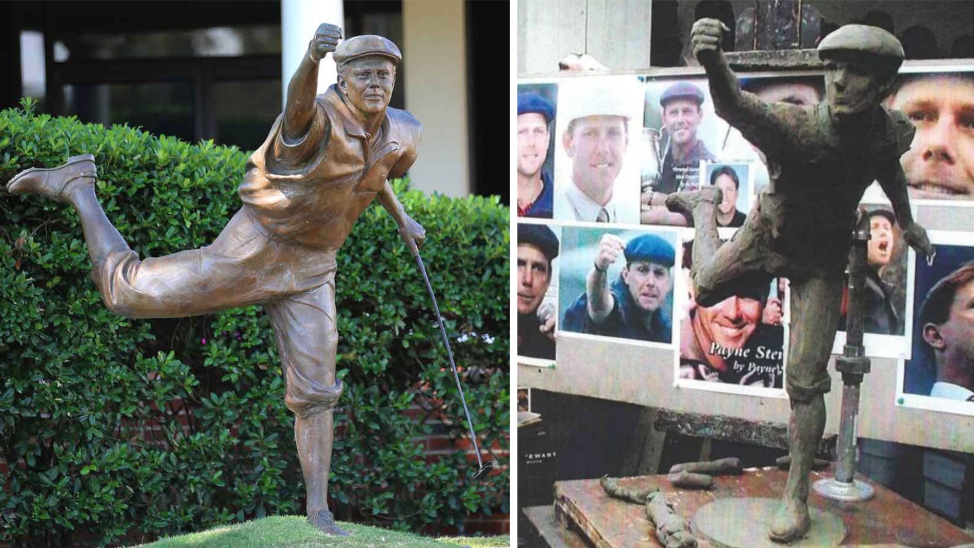 payne stewart statue at pinehurst