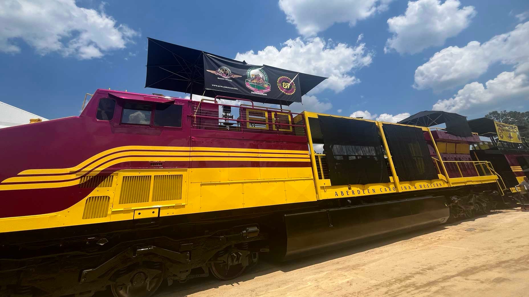 Pinehurst party train at 2024 U.S. Open