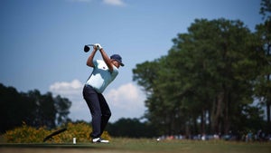 zac blair hits a driver during the 2024 u.s. open