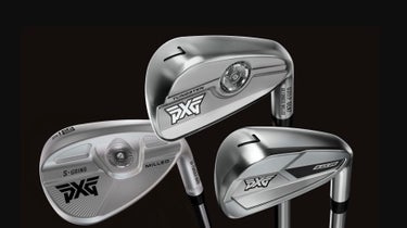 PXG 2024 Gen7 irons black ops against black background