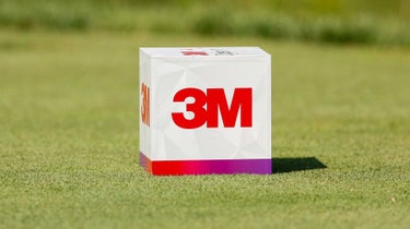 A 3M Open tee marker pictured at TPC Twin Cities