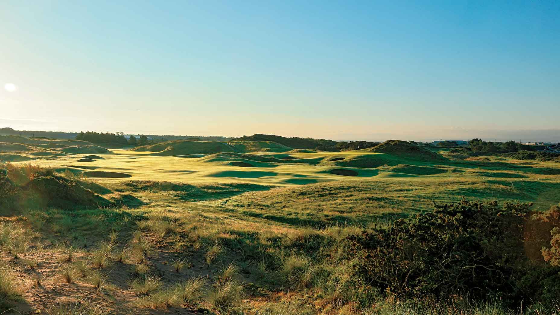 the seventh hole at Royal Troon Golf Club, picturesque shot