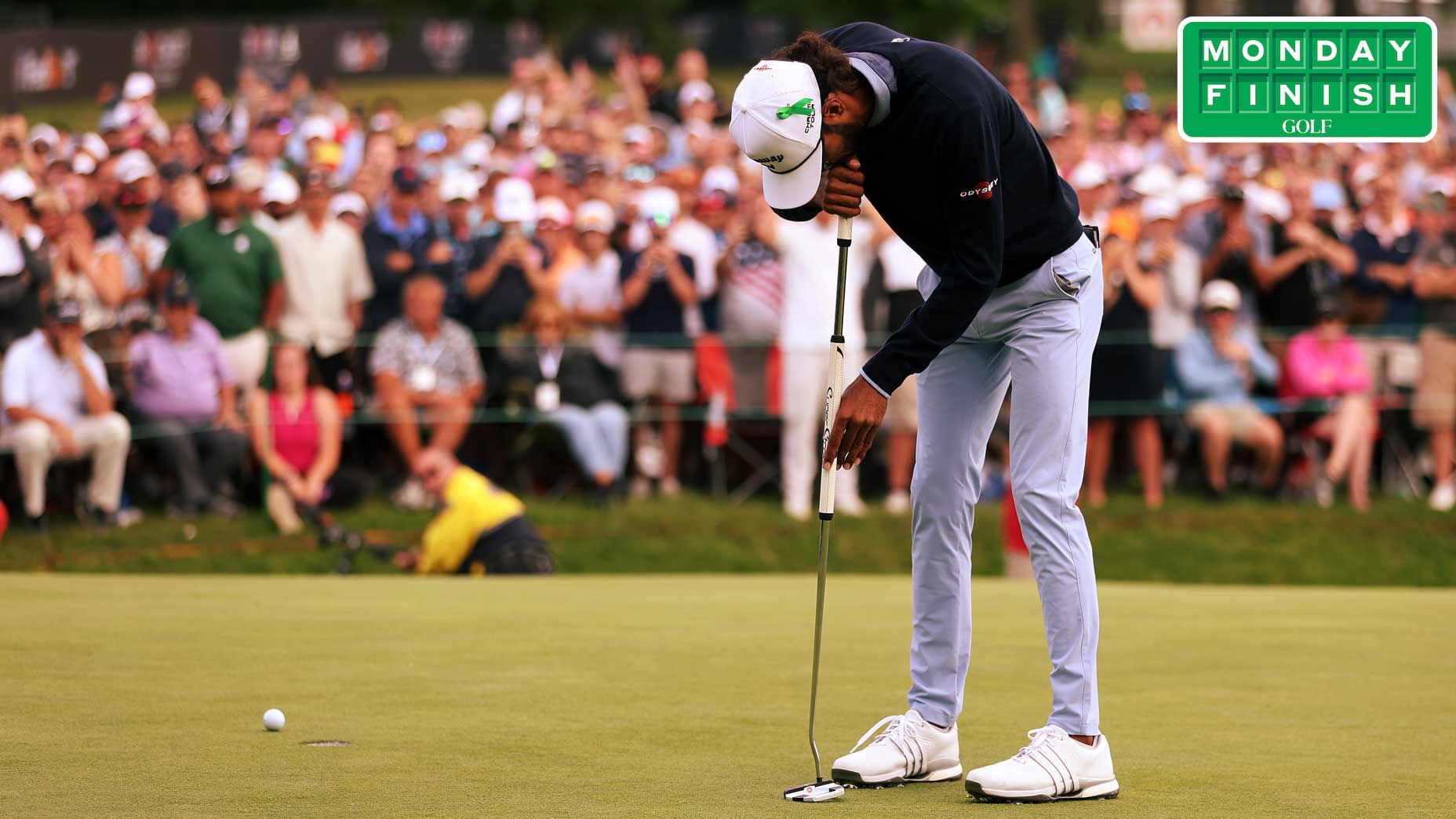 Akshay Bhatia missed a putt that would have forced a playoff in Detroit.
