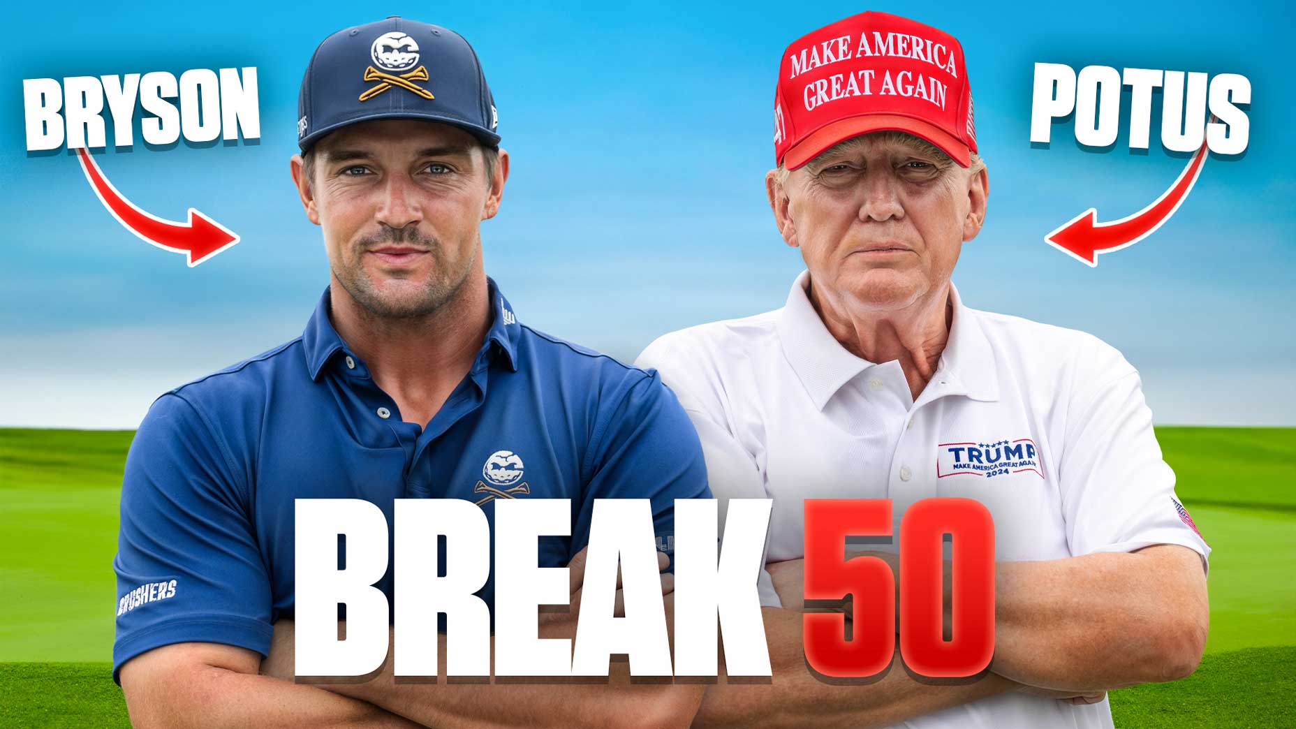 Bryson DeChambeau hosted former president Donald Trump on his YouTube channel.