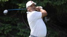 Jhonattan Vegas hits a tee shot on the second hole during the third round of the 3M Open at TPC Twin Cities on Saturday in Blaine, Minn.