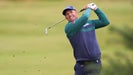 Padraig Harrington of Ireland plays his second shot on the 11th hole on day one of The 152nd Open championship at Royal Troon on July 18, 2024 in Troon, Scotland.