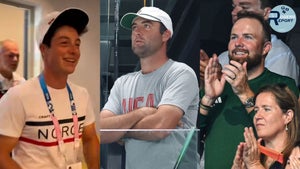 Viktor Hovland, Scottie Scheffler and Shane Lowry at the Olympics