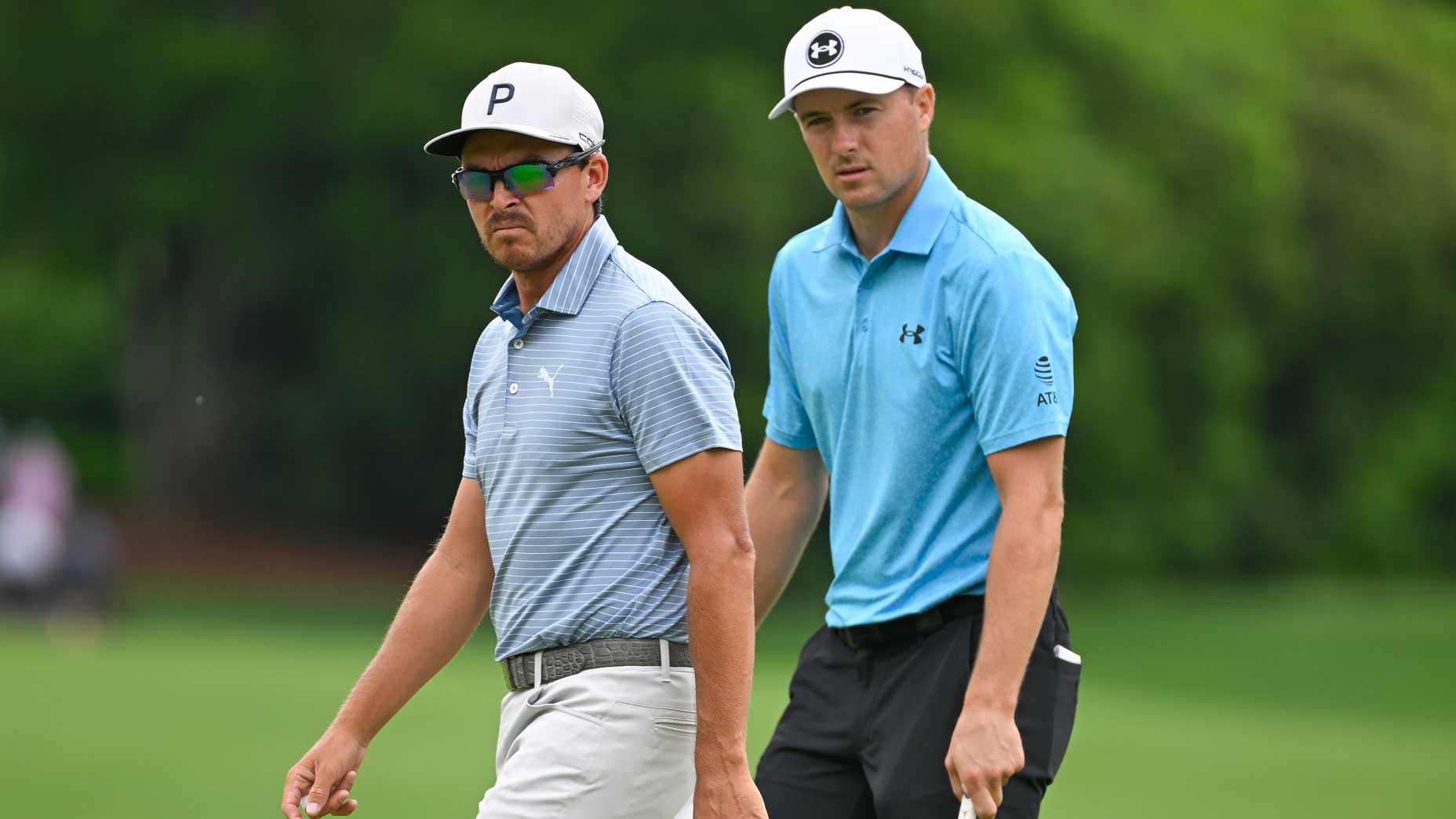 Rickie Fowler is out looking for FedEx Cup playoffs, while Jordan Spieth's spot is almost certainly secured.