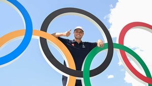 Ludvig Aberg Olympic rings