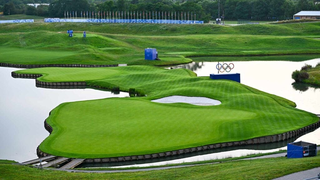 The men's olympic golf course.Le Golf National in Paris.