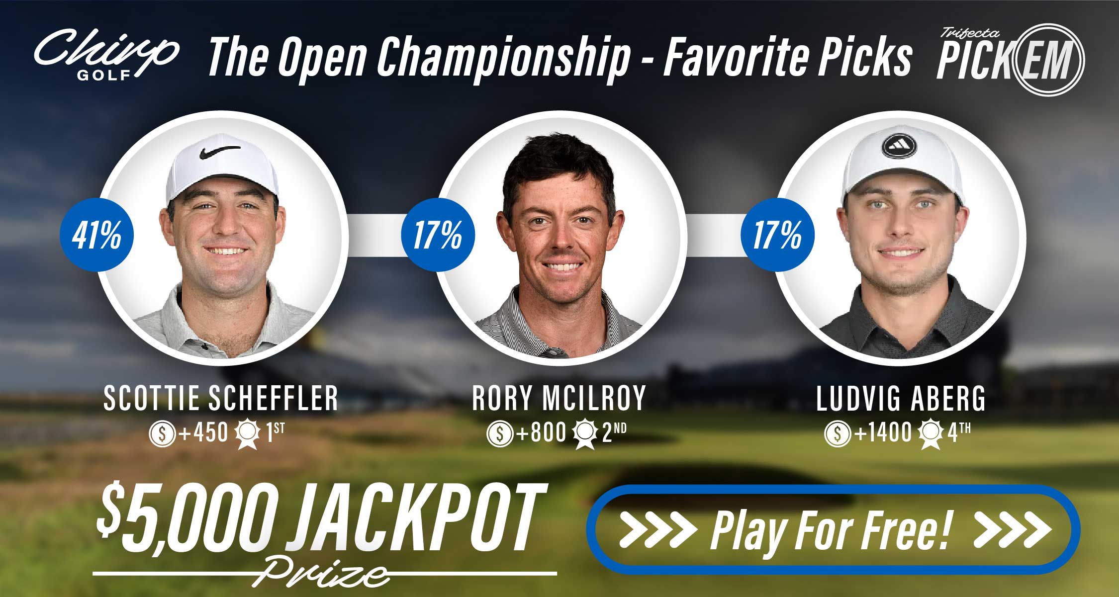 chirp picks to win the 2024 open championship