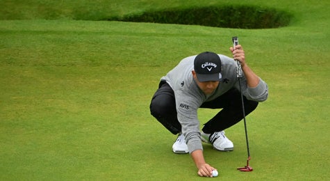 xander schauffele callaway chrome tour golf ball