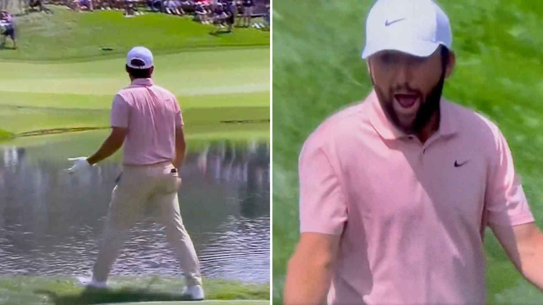 ‘HOW is that possible?’ Scottie Scheffler explodes after wedge shot fools him